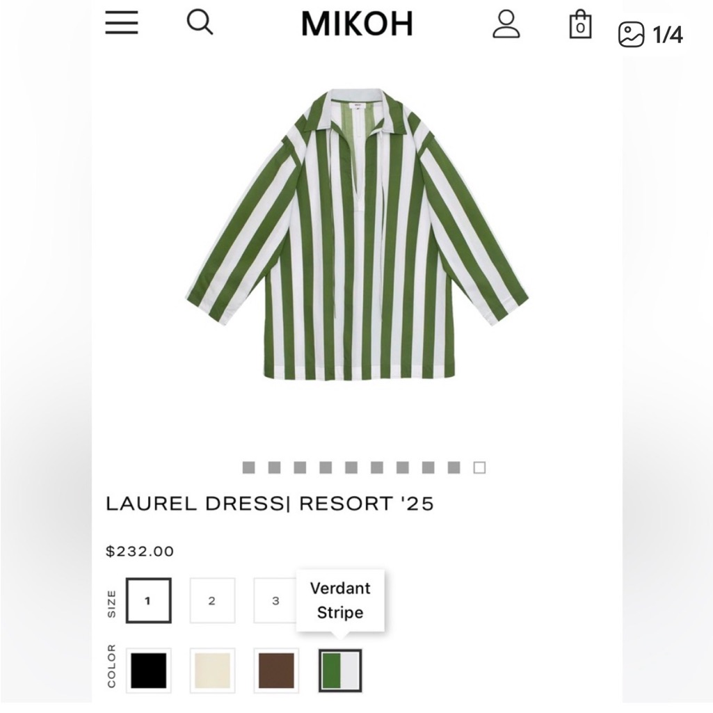 Mikoh White Button-Up Coverup “Laurel”